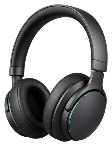 Graphite over-ear headphones